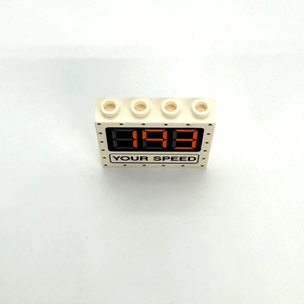 LEGO Speed Display Panel Panel 1x4x3 Your Speed 193 Sign 60581